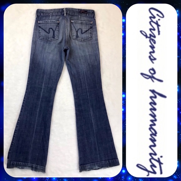 Citizens Of Humanity Denim - CITIZENS OF HUMANITY Faye Low Waist Full Leg Jeans